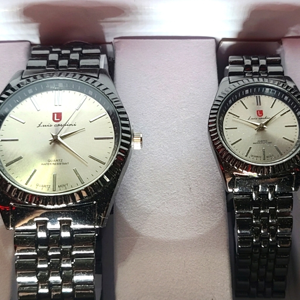 LUIS CARDINI New still in box His & Her Watches